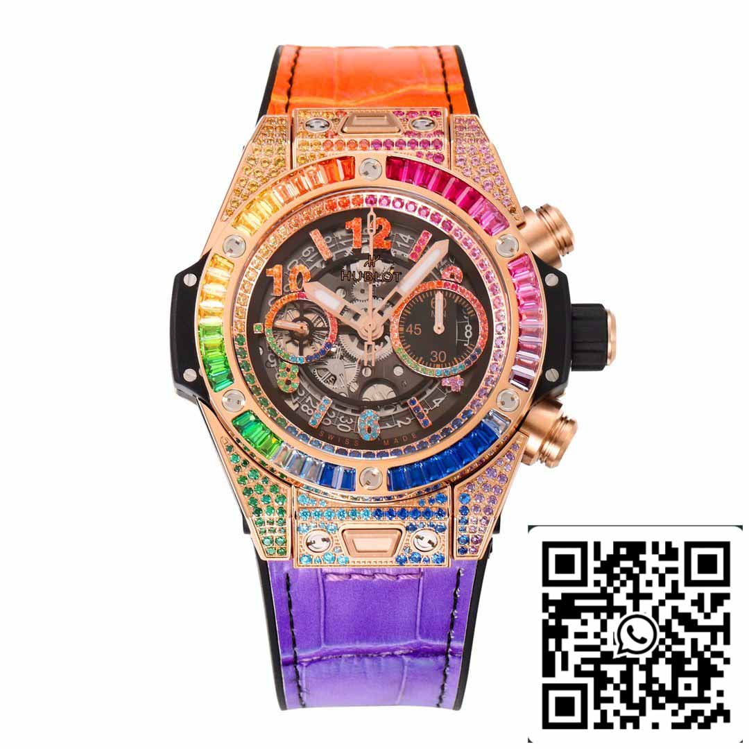 Hublot Big Bang King Gold Rainbow 411.OX.9910.LR.0999 1:1 Meilleure édition BBF Factory 