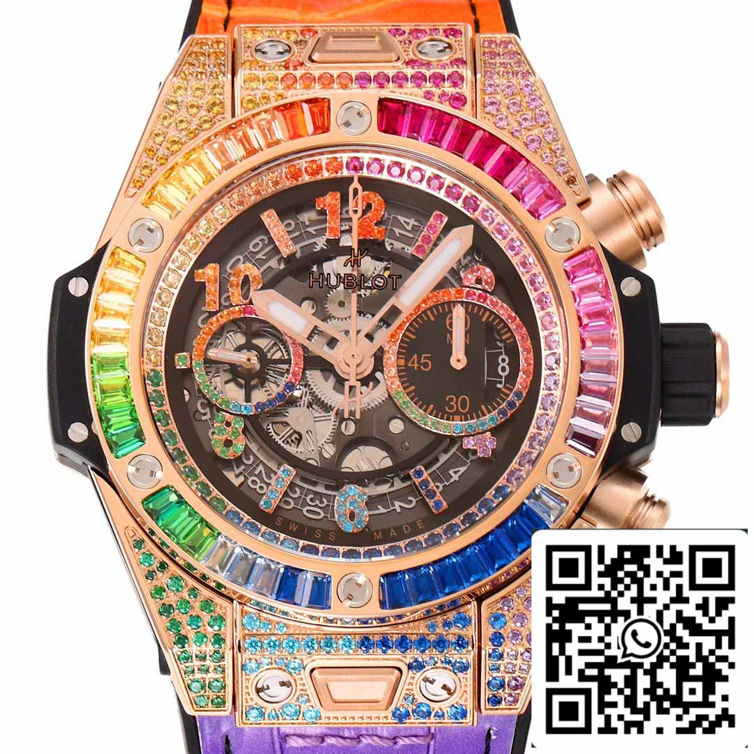 Hublot Big Bang King Gold Rainbow 411.OX.9910.LR.0999 1:1 Meilleure édition BBF Factory 