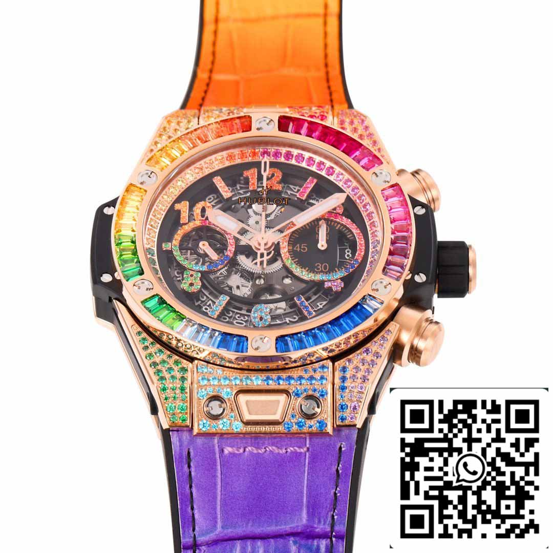 Hublot Big Bang King Gold Rainbow 411.OX.9910.LR.0999 1:1 Meilleure édition BBF Factory 