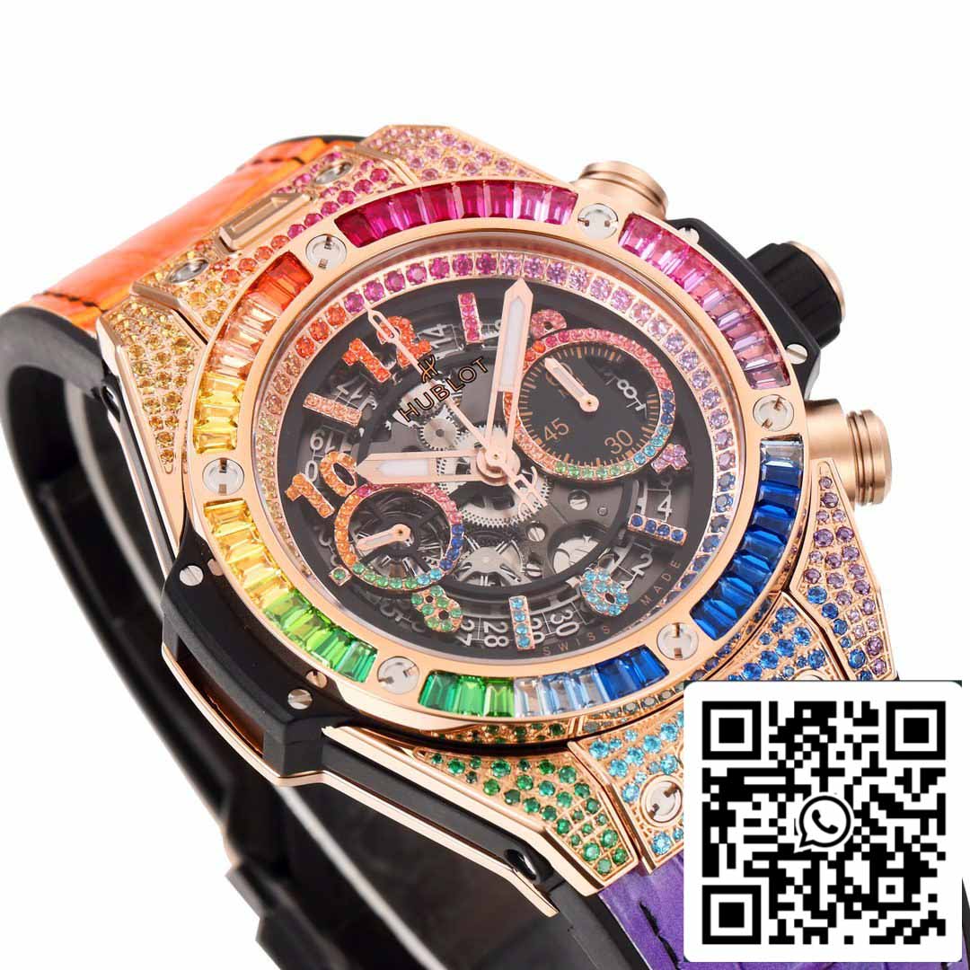 Hublot Big Bang King Gold Rainbow 411.OX.9910.LR.0999 1:1 Meilleure édition BBF Factory 