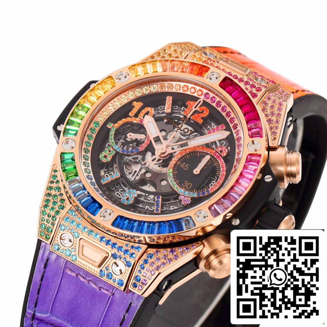 Hublot Big Bang King Gold Rainbow 411.OX.9910.LR.0999 1:1 Meilleure édition BBF Factory 