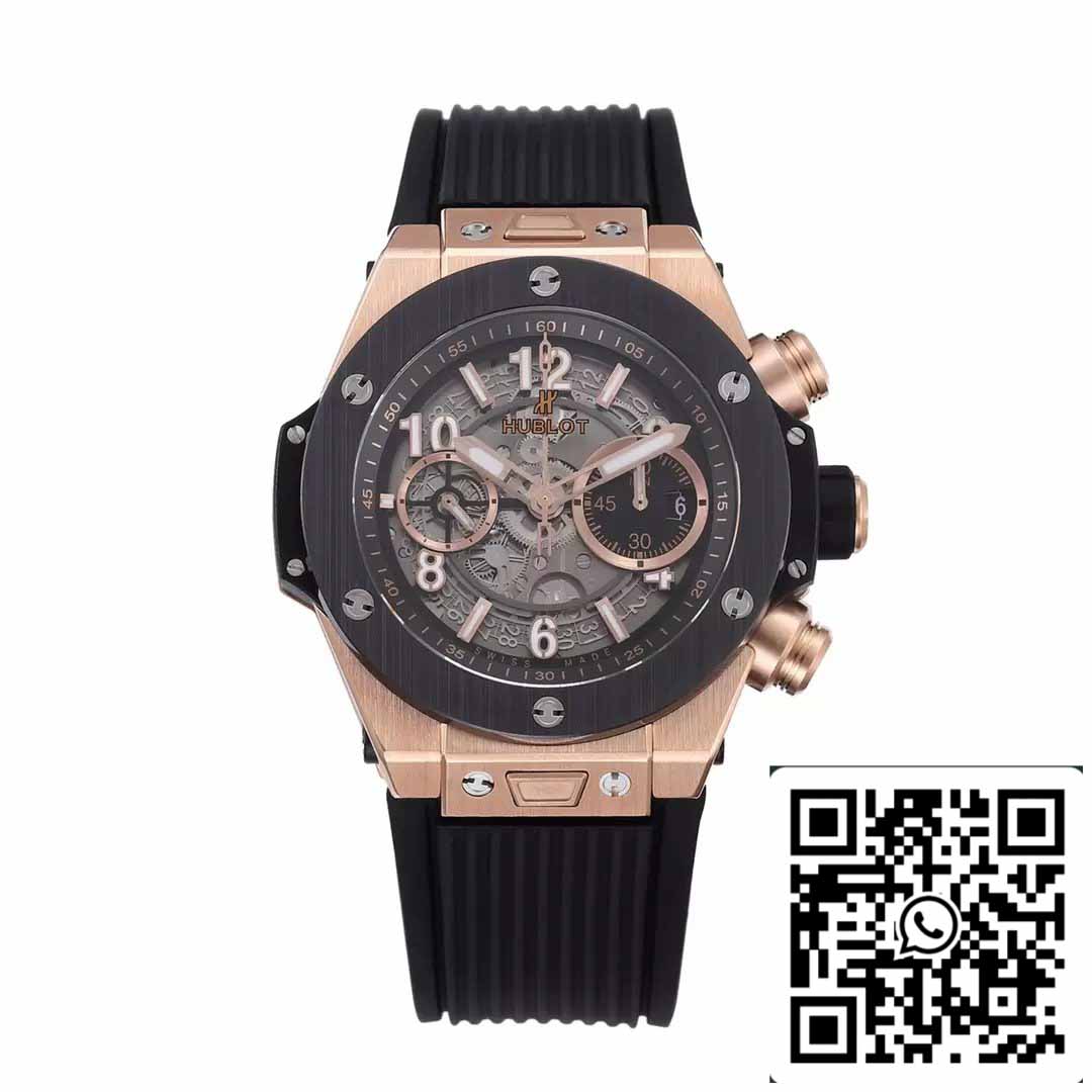 Hublot Big Bang Unico King Gold Black Ceramic 421.OM.1180.RX 1:1 Meilleure édition BBF Factory 