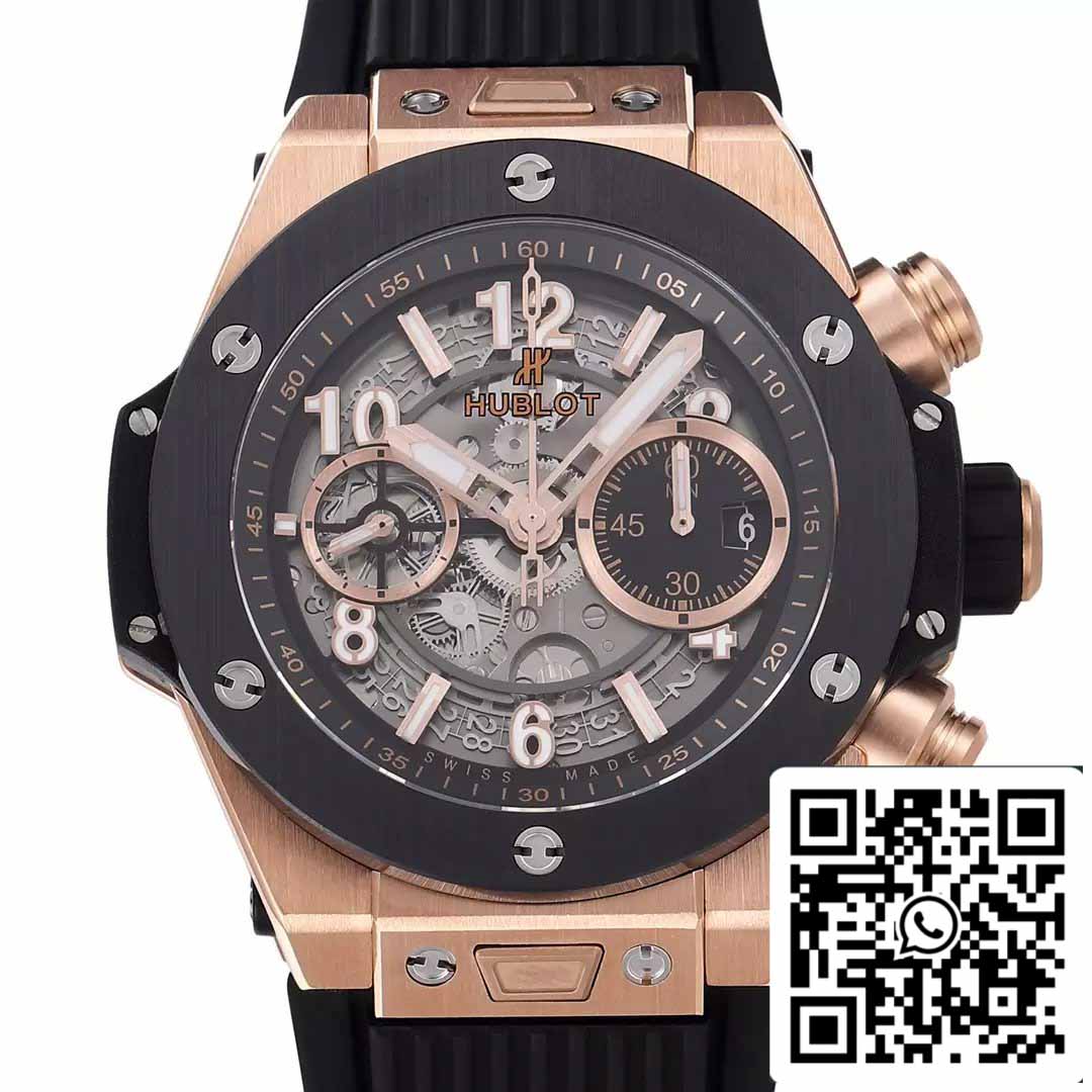 Hublot Big Bang Unico King Gold Black Ceramic 421.OM.1180.RX 1:1 Meilleure édition BBF Factory 