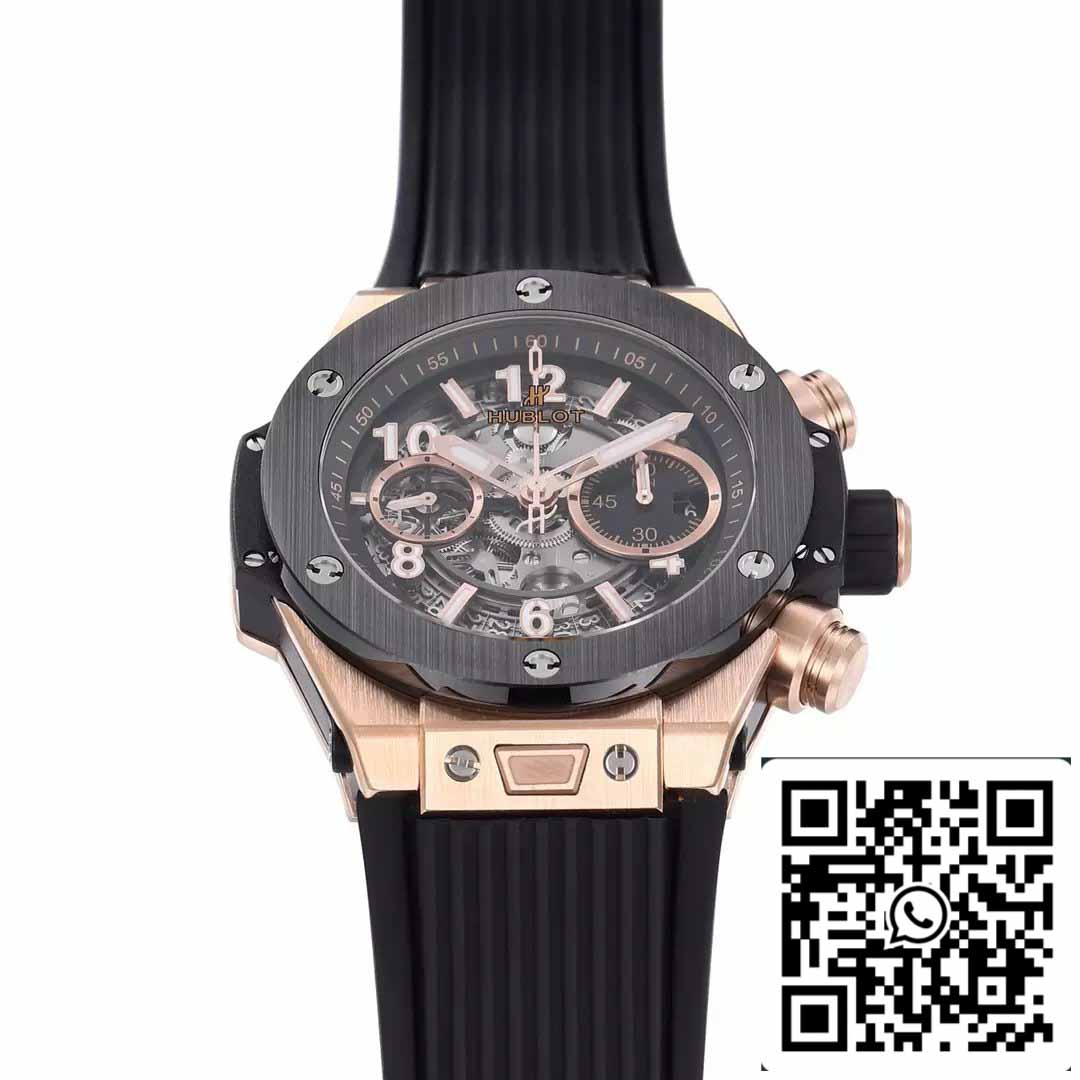 Hublot Big Bang Unico King Gold Black Ceramic 421.OM.1180.RX 1:1 Meilleure édition BBF Factory 