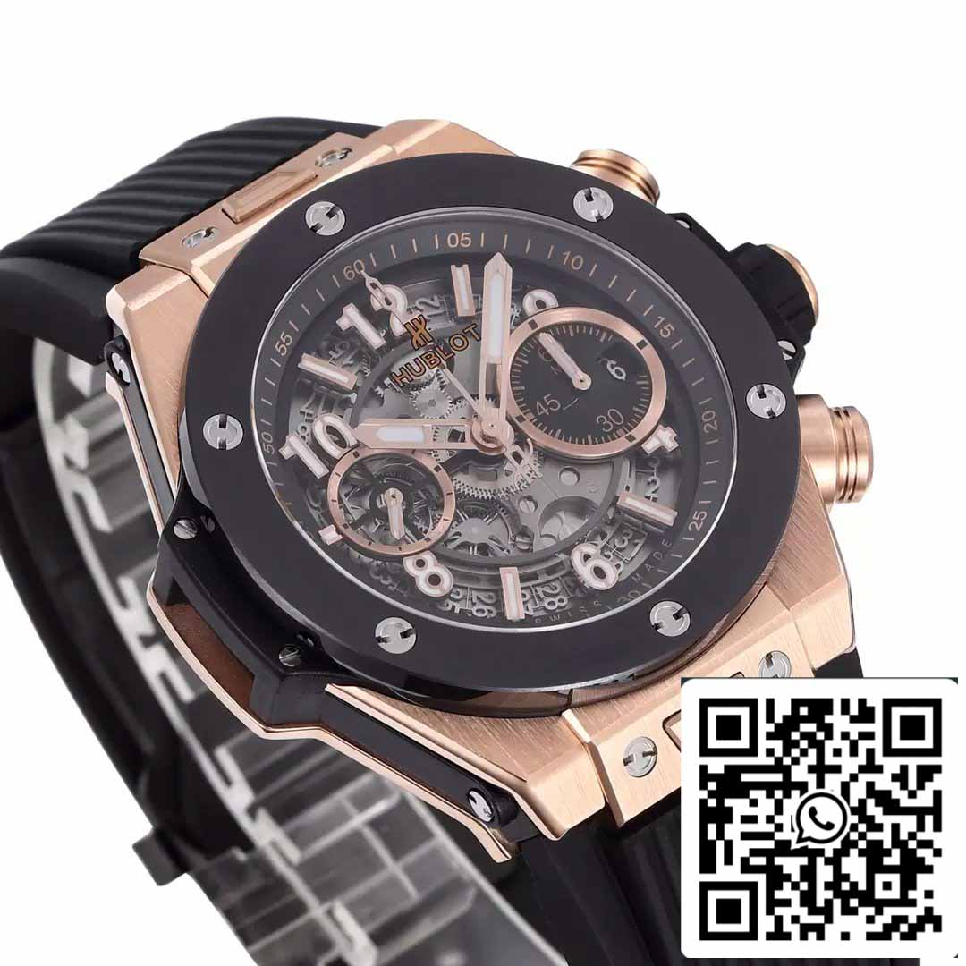 Hublot Big Bang Unico King Gold Black Ceramic 421.OM.1180.RX 1:1 Meilleure édition BBF Factory 