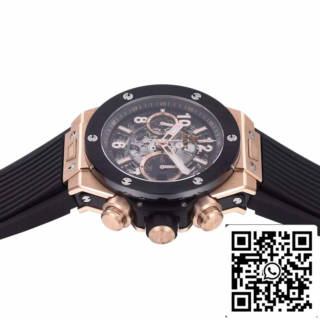 Hublot Big Bang Unico King Gold Black Ceramic 421.OM.1180.RX 1:1 Meilleure édition BBF Factory 