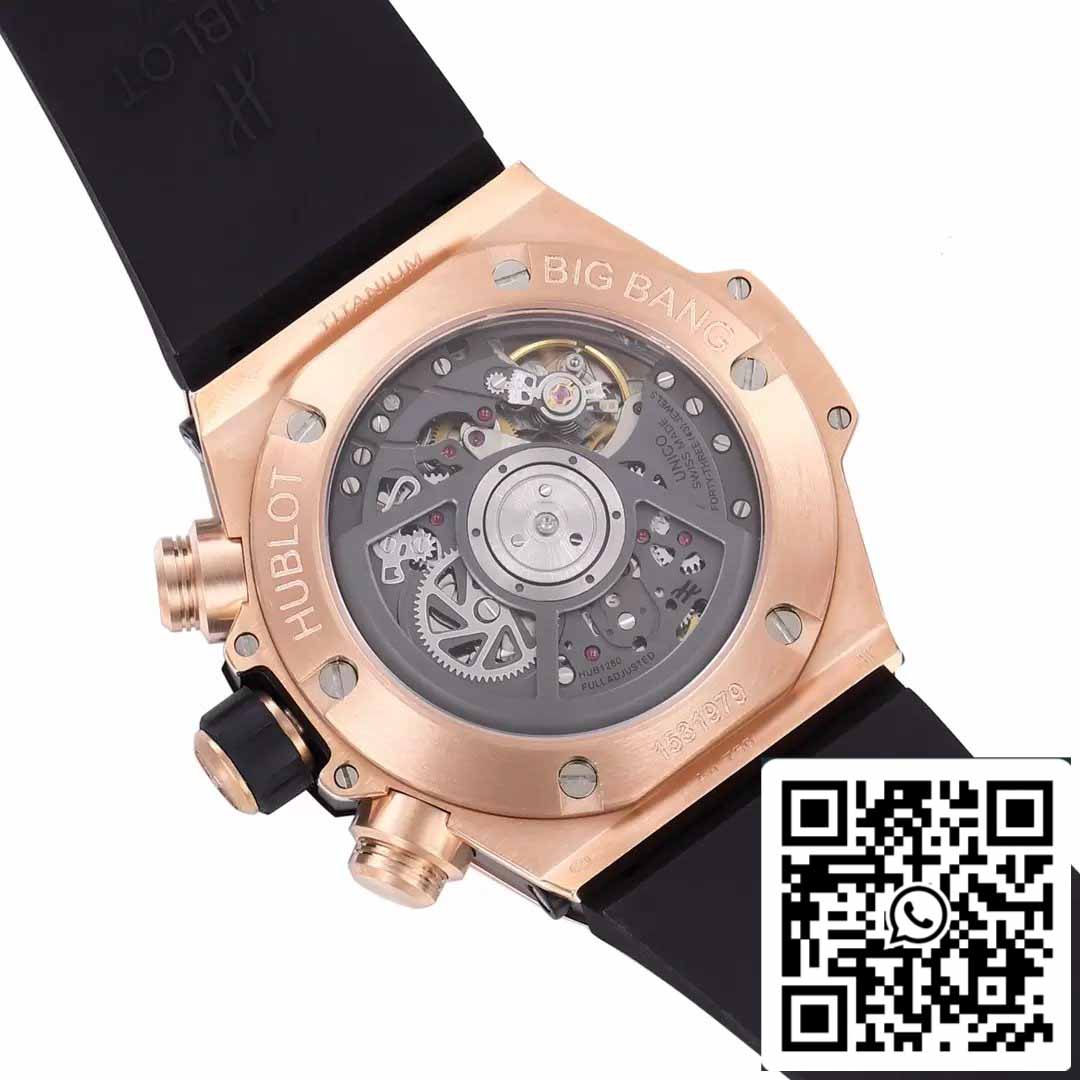 Hublot Big Bang Unico King Gold Black Ceramic 421.OM.1180.RX 1:1 Meilleure édition BBF Factory 