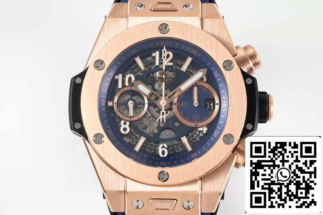 Hublot Big Bang Unico King Gold Blue 421.OX.5170.RX 1:1 Meilleure édition BBF Factory Blue Strap 