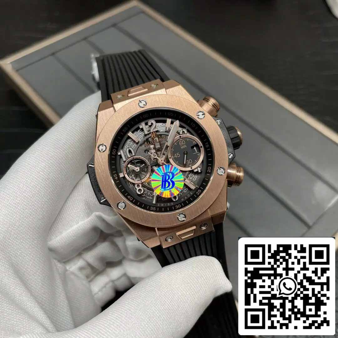 Hublot Big Bang Unico King Gold 421.OX.1170.RX 1:1 Meilleure édition BBF Factory Cadran gris 