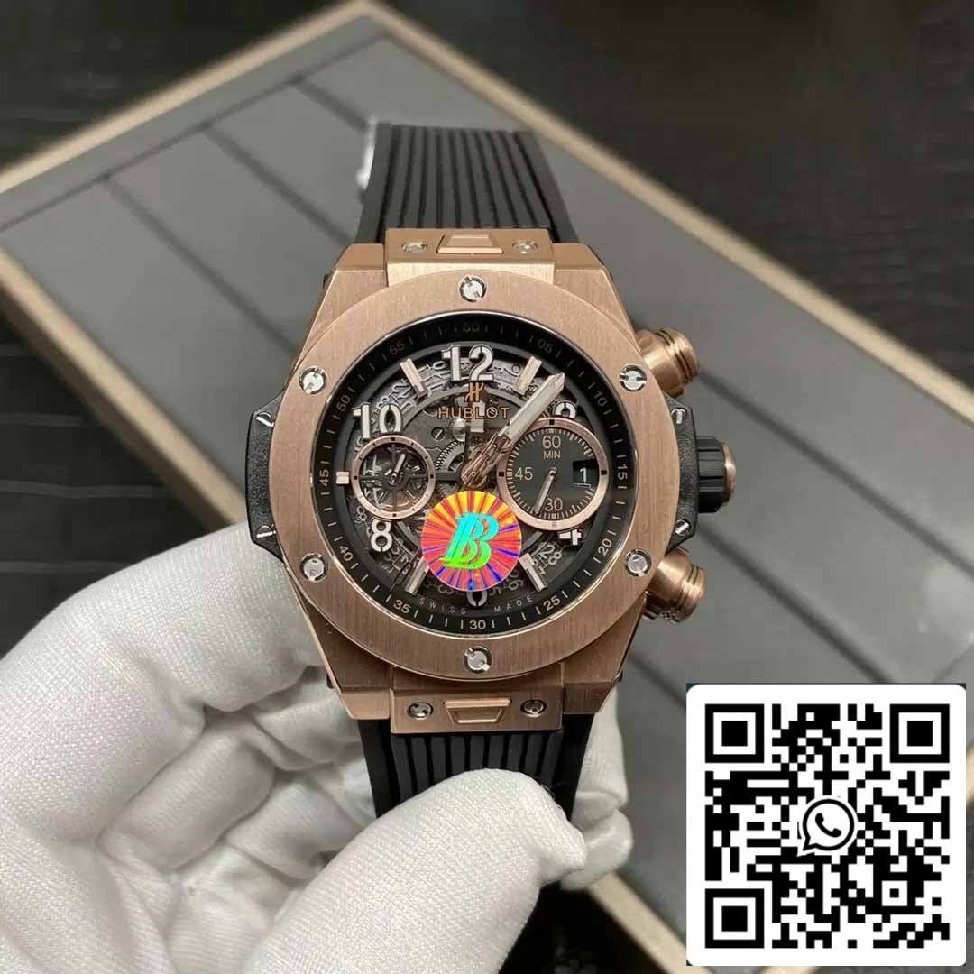 Hublot Big Bang Unico King Gold 421.OX.1170.RX 1:1 Meilleure édition BBF Factory Cadran gris 