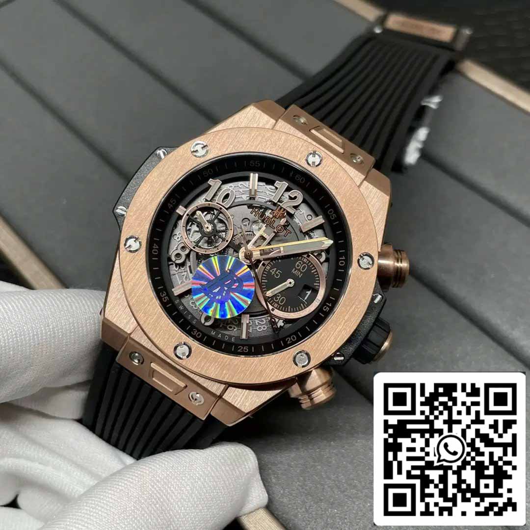 Hublot Big Bang Unico King Gold 421.OX.1170.RX 1:1 Meilleure édition BBF Factory Cadran gris 