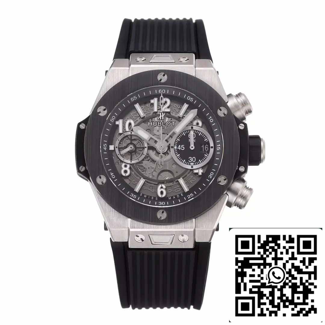 Hublot Big Bang Unico Titanium 421.NM.1170.RX 1:1 Best Edition BBF Factory graues Zifferblatt 