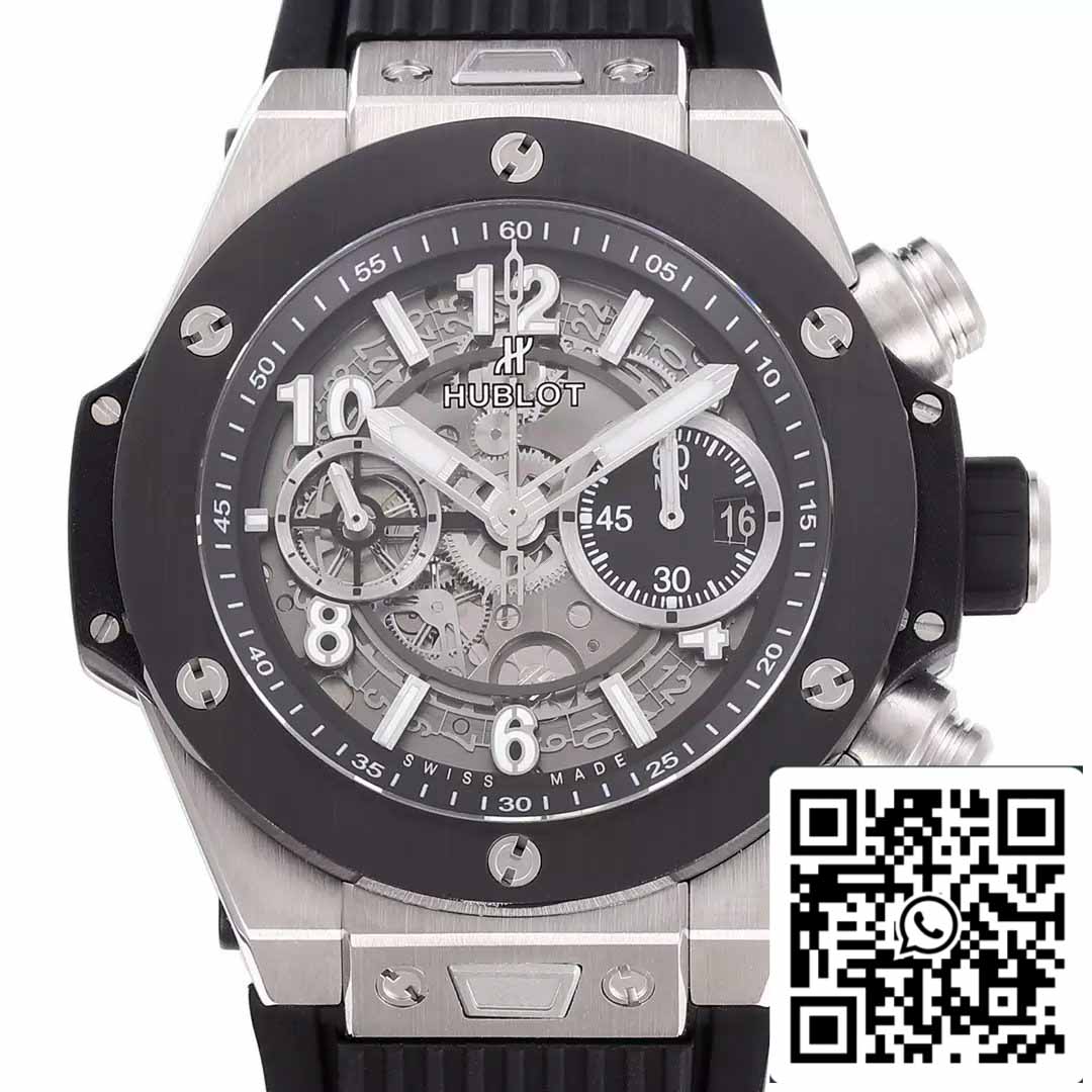 Hublot Big Bang Unico Titanium 421.NM.1170.RX 1:1 Best Edition BBF Factory graues Zifferblatt 