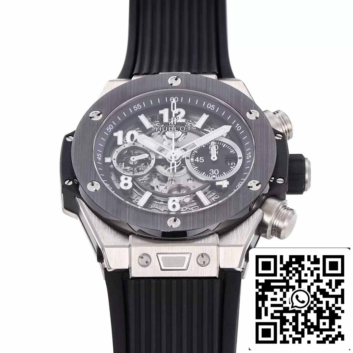 Hublot Big Bang Unico Titanium 421.NM.1170.RX 1:1 Best Edition BBF Factory graues Zifferblatt 