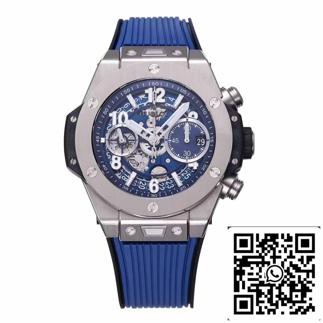 Hublot Big Bang Unico Titanium 441.NX.5171.RX 1:1 Meilleure édition BBF Factory Bracelet bleu 