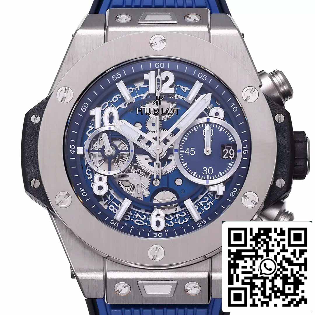 Hublot Big Bang Unico Titanium 441.NX.5171.RX 1:1 Meilleure édition BBF Factory Bracelet bleu 