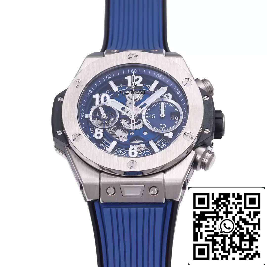 Hublot Big Bang Unico Titanium 441.NX.5171.RX 1:1 Meilleure édition BBF Factory Bracelet bleu 