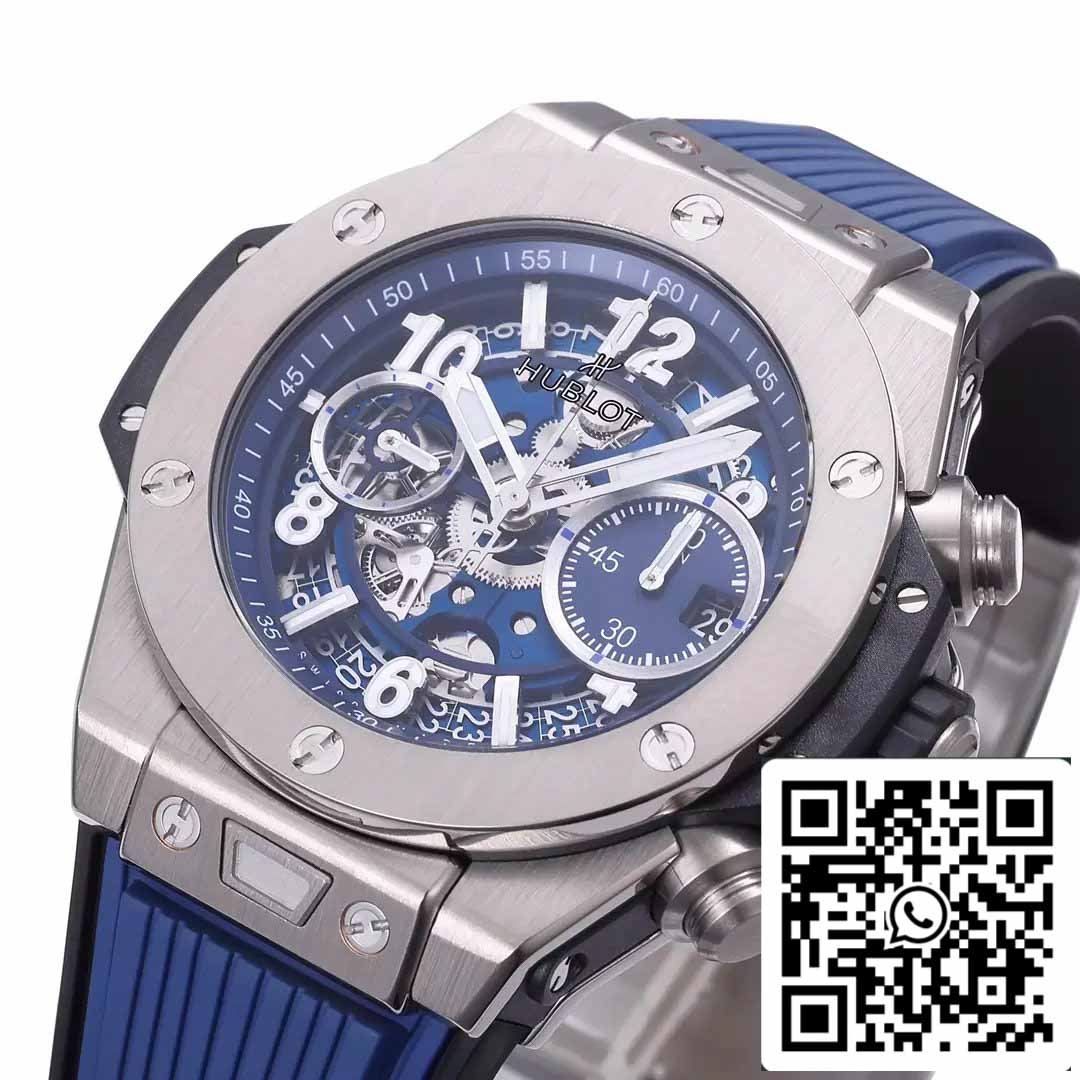 Hublot Big Bang Unico Titanium 441.NX.5171.RX 1:1 Meilleure édition BBF Factory Bracelet bleu 