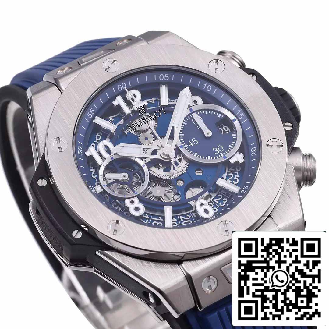 Hublot Big Bang Unico Titanium 441.NX.5171.RX 1:1 Meilleure édition BBF Factory Bracelet bleu 