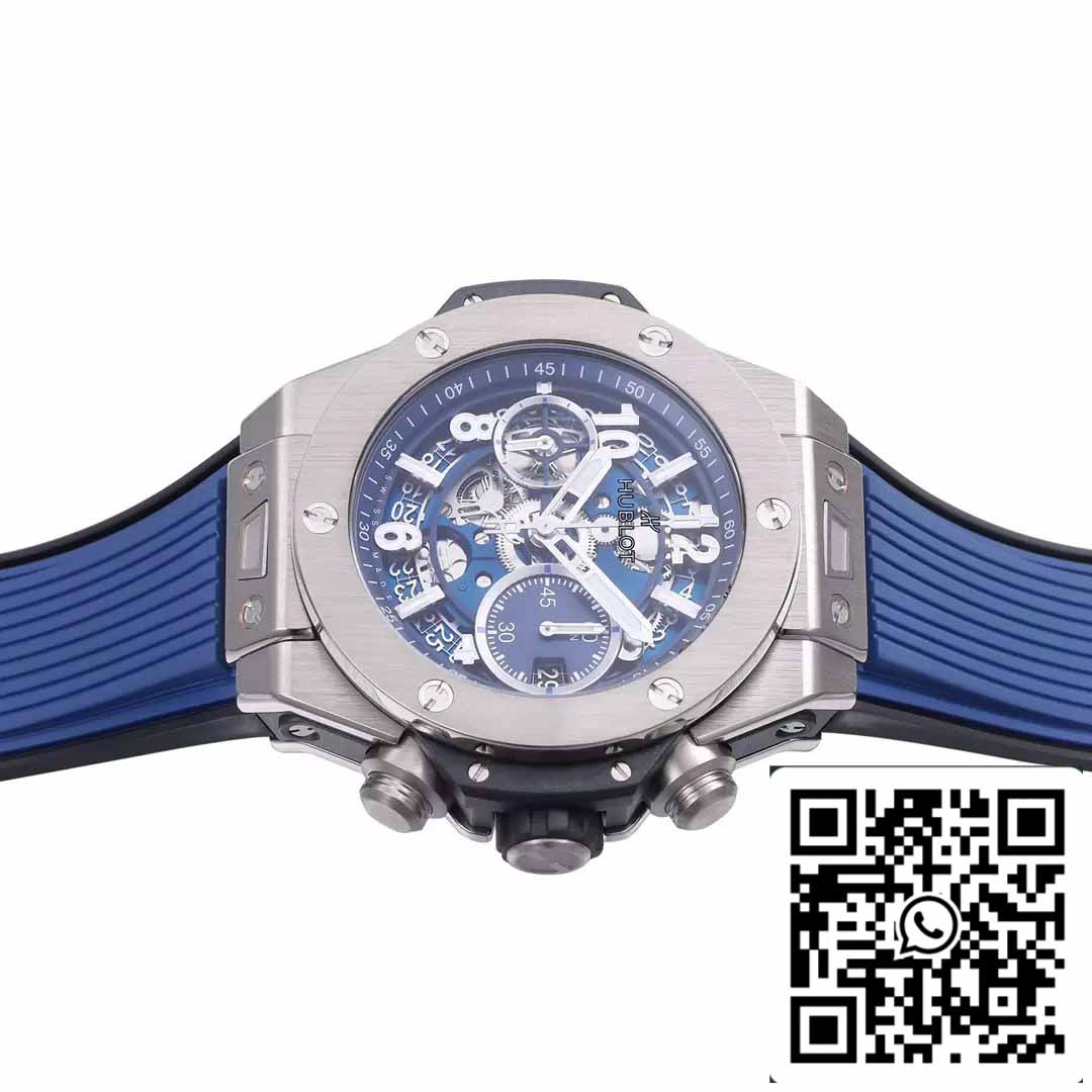 Hublot Big Bang Unico Titanium 441.NX.5171.RX 1:1 Meilleure édition BBF Factory Bracelet bleu 