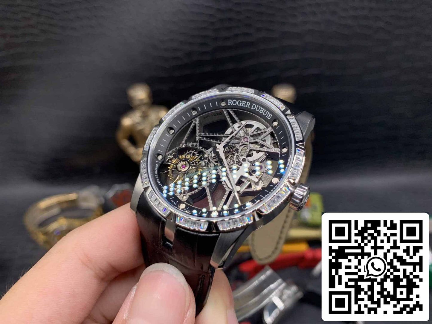 Roger Dubuis Excalibur RDDBEX0393 Boîtier Argent 1:1 Meilleure Édition BBR Factory V3 Tourbillon Cadran Squelette 