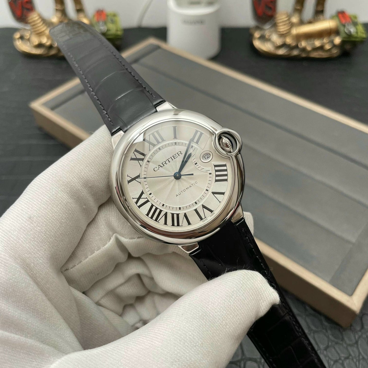 Ballon Bleu De Cartier 42MM WSBB0026 1:1 Best Edition AF Factory White Dial