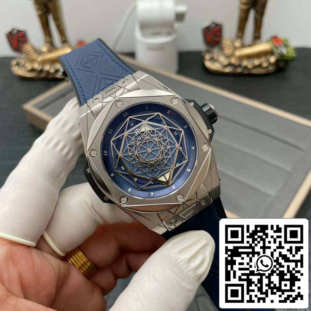 Hublot Big Bang 415.NX.1112.VR.MXM16 1:1 Meilleure édition WWF Cadran bleu 