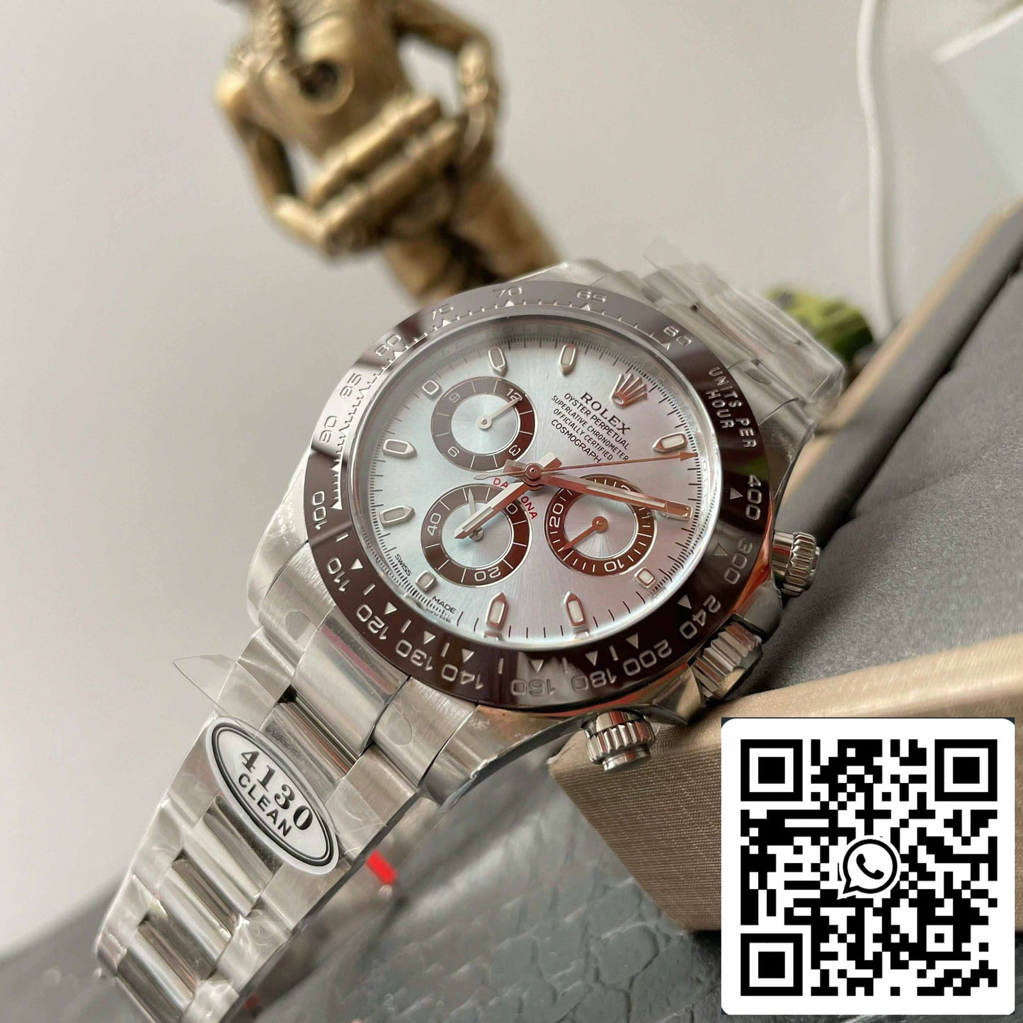 Rolex Cosmograph Daytona M116506-0001 1:1 Bisel de cerámica Clean Factory, la mejor edición 