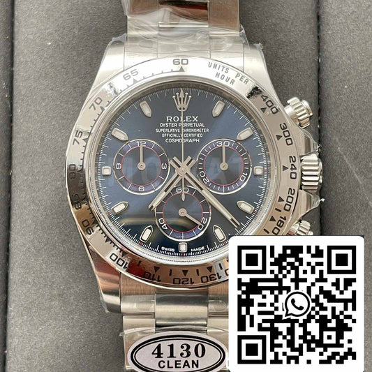 Rolex Cosmograph Daytona 116509-78599 1:1 Meilleure édition Clean Factory Cadran bleu