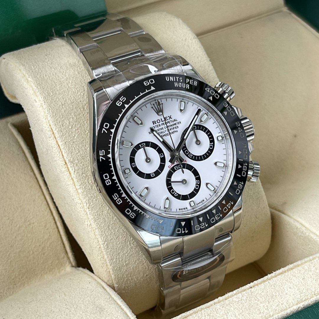 Replica Rolex Daytona m116500ln-0001  Best Edition BT Factory White Daytona Panda