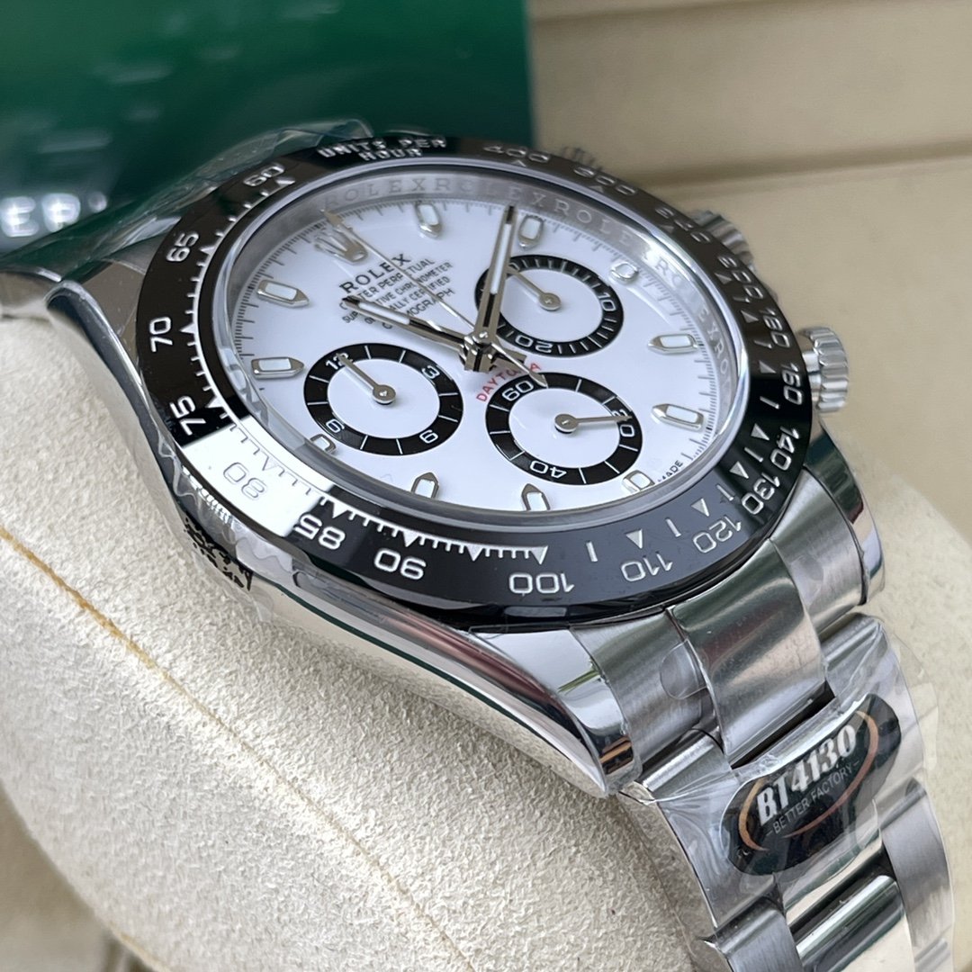 Replica Rolex Daytona m116500ln-0001  Best Edition BT Factory White Daytona Panda