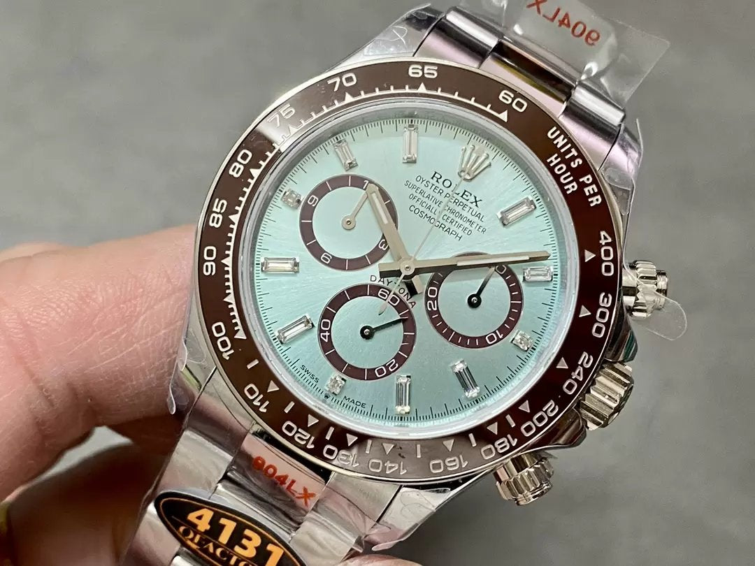 Rolex Cosmograph Daytona m126506-0002 Bleu glacier 1:1 Meilleure édition Mouvement QF Factory 4131