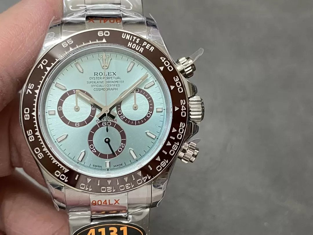 Rolex Cosmograph Daytona m126506-0001 Bleu glacier 1:1 Meilleure édition Mouvement QF Factory 4131