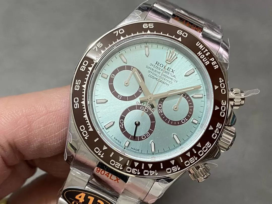 Rolex Cosmograph Daytona m126506-0001 Bleu glacier 1:1 Meilleure édition Mouvement QF Factory 4131