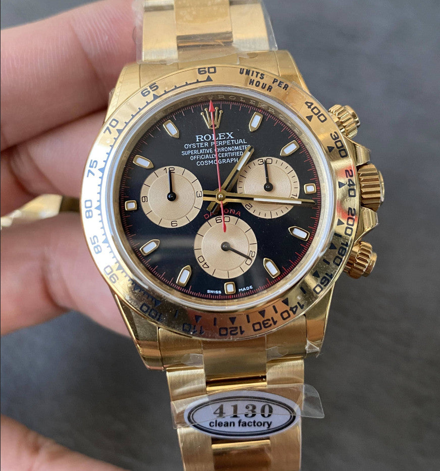 Réplica Rolex Cosmograph Daytona m126508-0002 Movimiento Clean Factory Oro Amarillo 4130