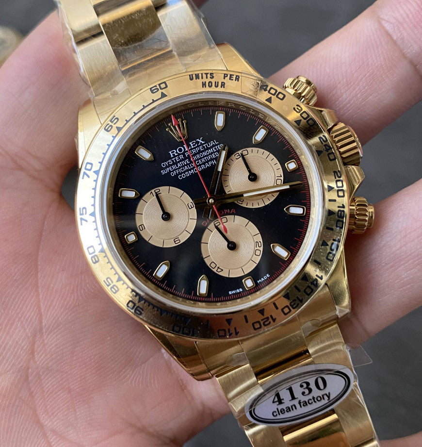 Réplica Rolex Cosmograph Daytona m126508-0002 Movimiento Clean Factory Oro Amarillo 4130