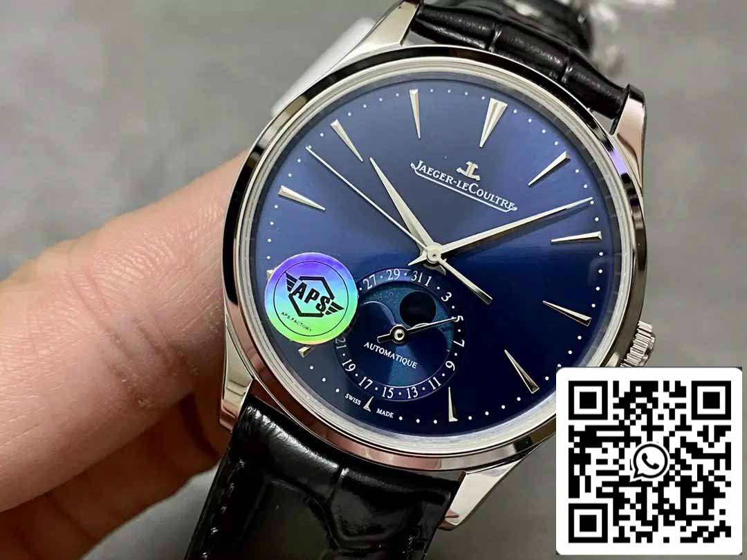 Jaeger-LeCoultre Master Ultra Thin MOON Q1368480 1:1 Meilleure édition APS Factory Cadran bleu