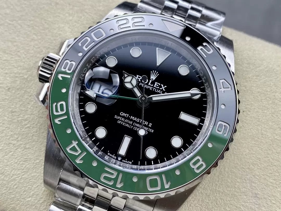 Rolex GMT Master II M126720VTNR-0001 Cinturino Jubilee 1:1 Best Edition C+ Lunetta in ceramica di fabbrica 