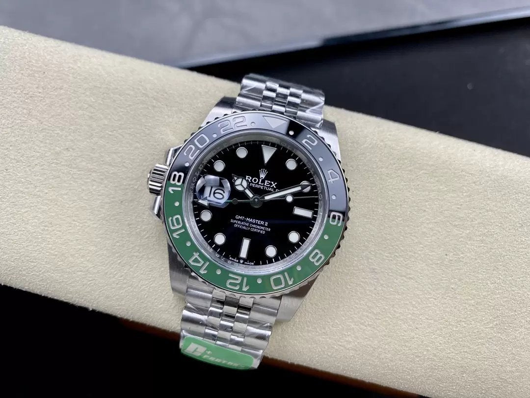 Rolex GMT Master II M126720VTNR-0001 Cinturino Jubilee 1:1 Best Edition C+ Lunetta in ceramica di fabbrica 