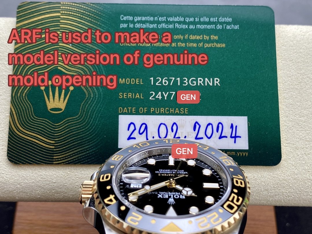 Rolex GMT Master II M126713grnr-0001 ARF Fabrik 1:1 Best Edition 3285 Uhrwerk Jubilee-Armband