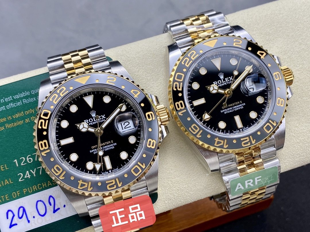 Rolex GMT Master II M126713grnr-0001 ARF Fabrik 1:1 Best Edition 3285 Uhrwerk Jubilee-Armband