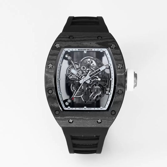 RICHARD MILLE RM055 Original redessiné 1:1 Meilleure édition BBR Factory 2024 Lunette blanche 