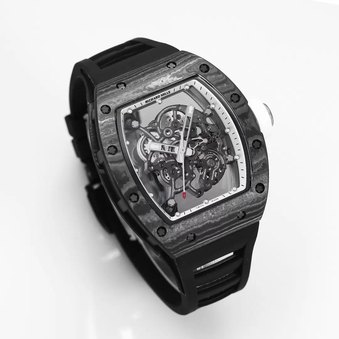 RICHARD MILLE RM055 Redesigned original 1:1 Best Edition BBR Factory 2024 White Bezel