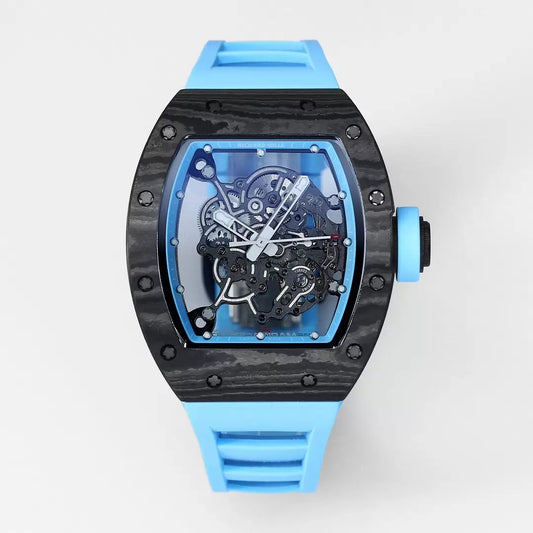 RICHARD MILLE RM055 Original redessiné 1:1 Meilleure édition BBR Factory 2024 Bleu 