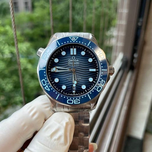 Omega Seamaster Diver 300M 210.30.42.20.03.003 Summer Blue 1:1 Best Edition VS Factory Blue Dial