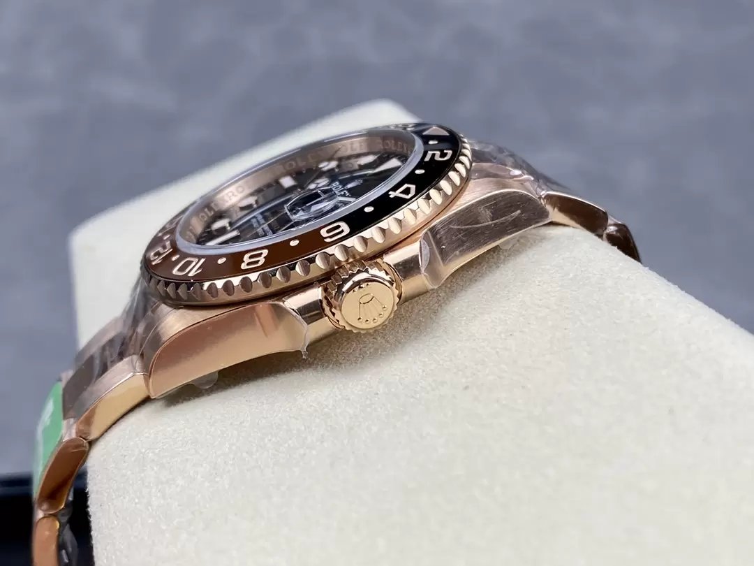 Rolex GMT Master II 126715CHNR-0001 1:1 Best Edition C+ Factory Rose Gold