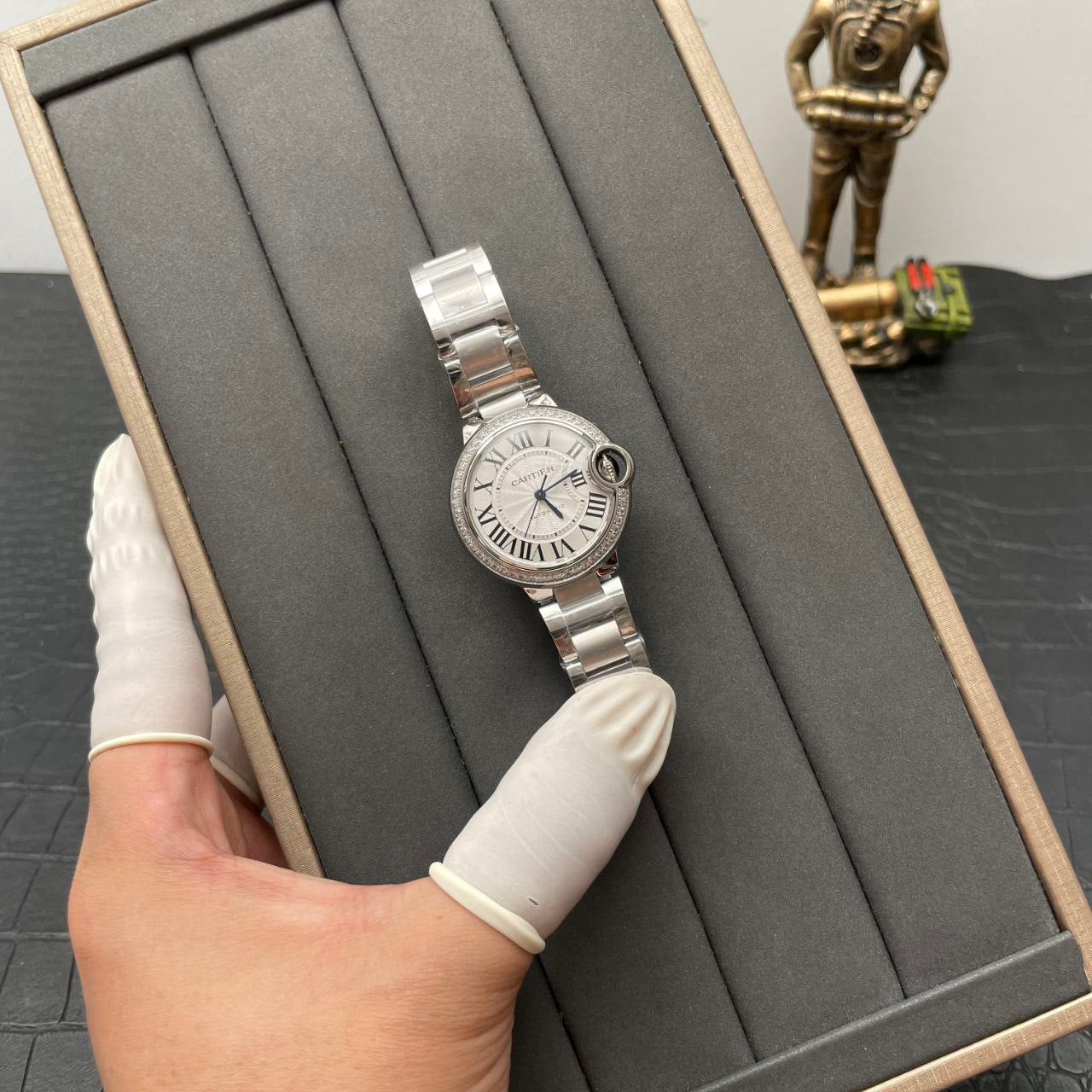 Ballon Bleu De Cartier W4BB0016 33MM 1:1 Meilleure édition AF Factory Cadran blanc