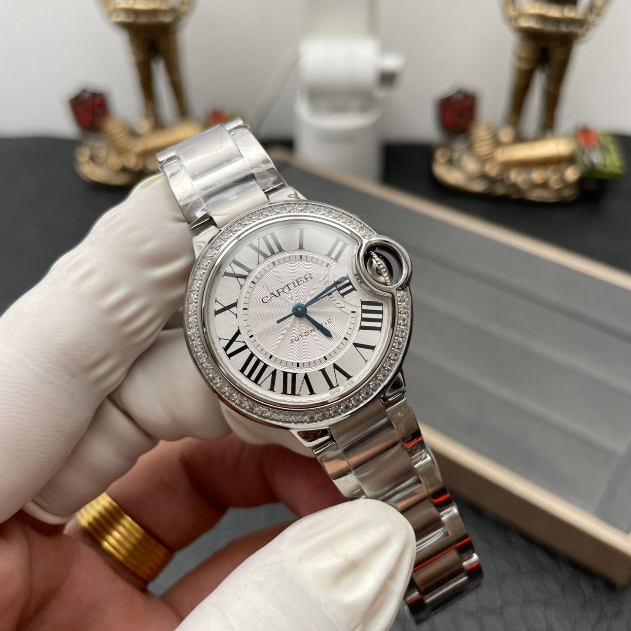 Ballon Bleu De Cartier W4BB0016 33MM 1:1 Meilleure édition AF Factory Cadran blanc