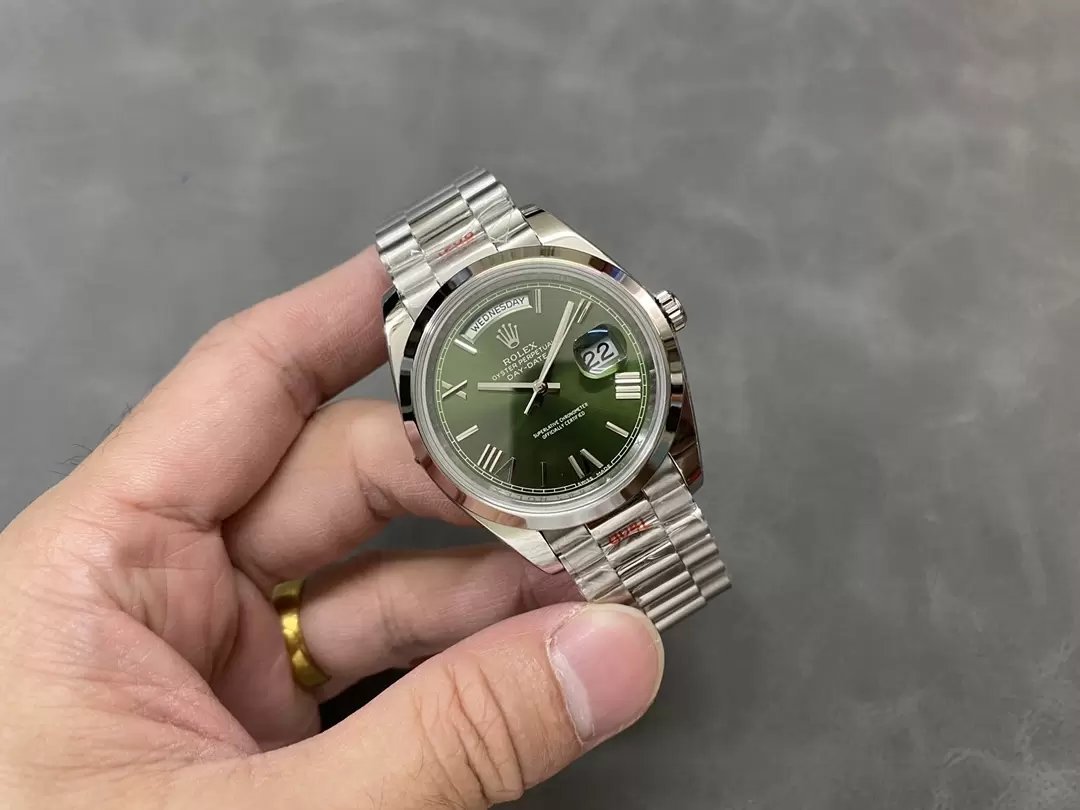 Rolex Day Date 40 - 228206-0027  QF Factory 1:1 Best Edition Green Dial