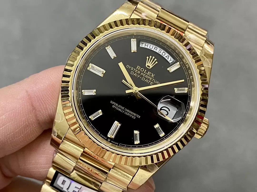 Rolex Day Date 40 m228238-0004  Black Dial 1:1 Best Edition Counterweight Version 183 Gram